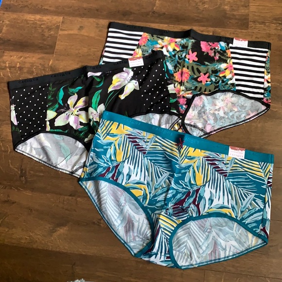 Clinique Intimates & Sleepwear Nwt Cacique 4 Cotton Full Briefs